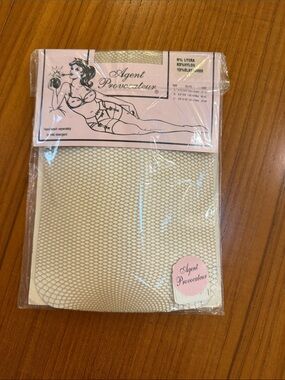 Agent Provocateur Neutral Beige Fishnets